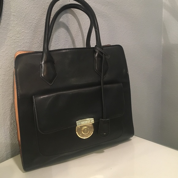 London Fog Bags Sophisticated London Fog Black Leather Bag Poshmark